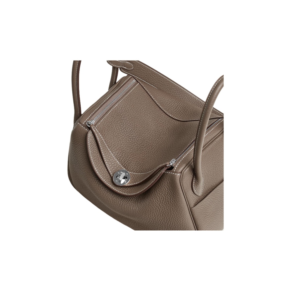 Hermès Lindy 26 Palladiumauflage Clemence Etoupe