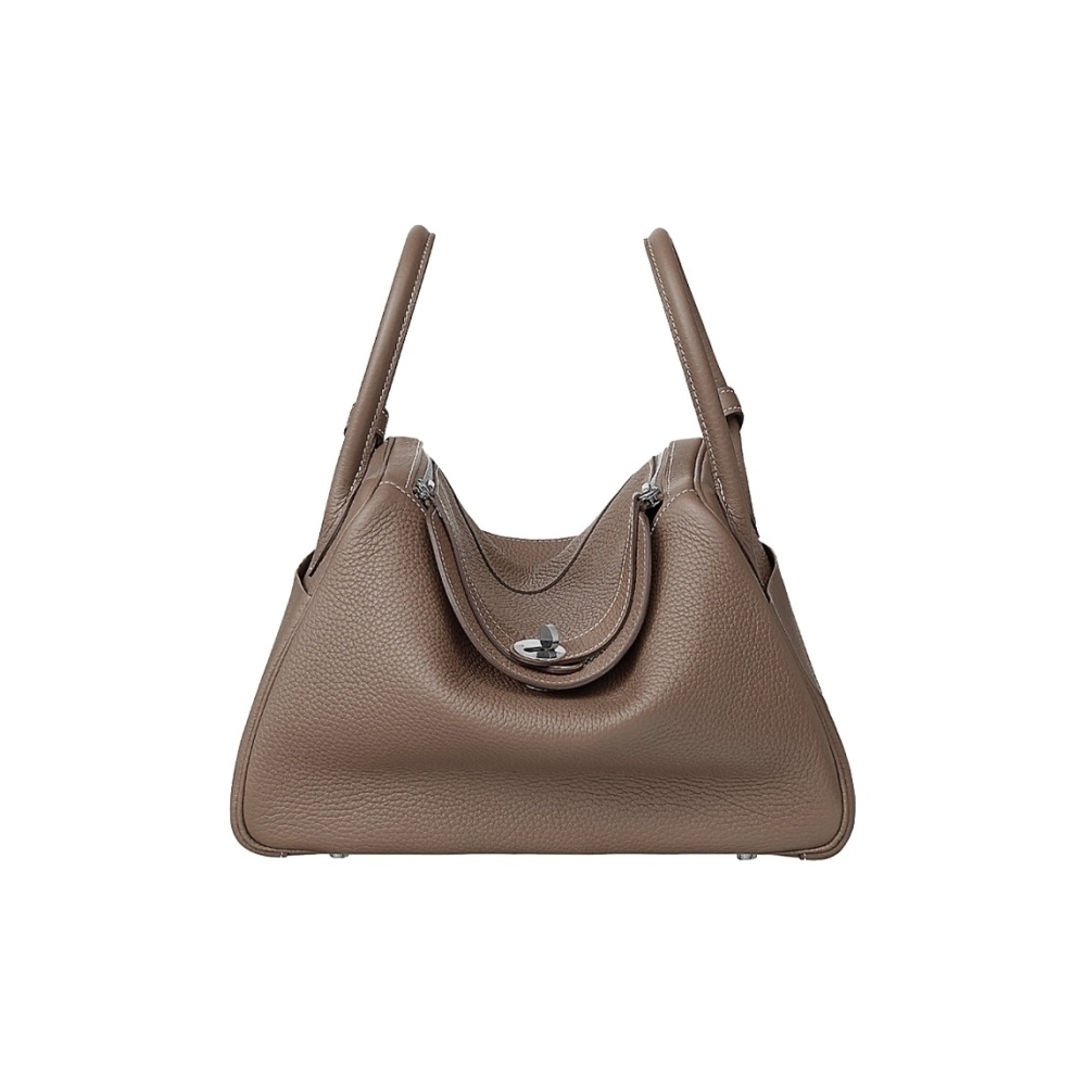 Hermès Lindy 30 Palladiumauflage Clemence Etoupe