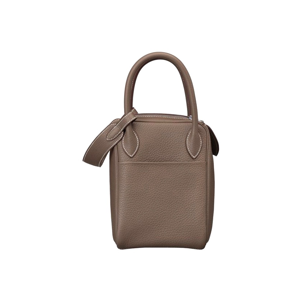 Hermès Lindy 30 Palladiumauflage Clemence Etoupe