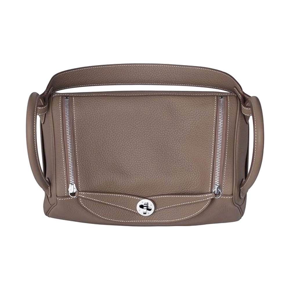 Hermès Lindy 30 Palladiumauflage Clemence Etoupe