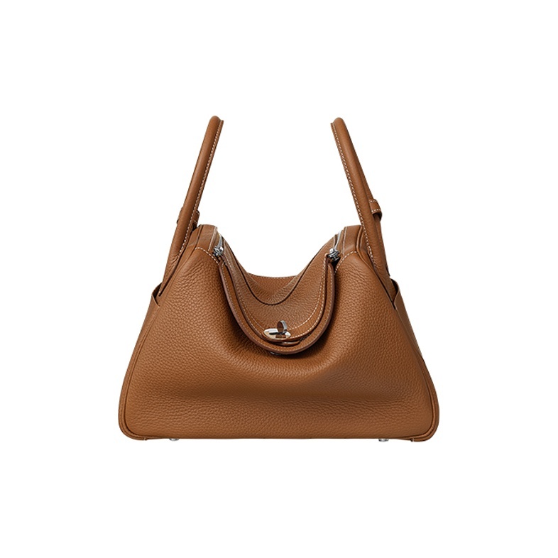 Hermès Lindy 30 Palladiumauflage Clemence Gold