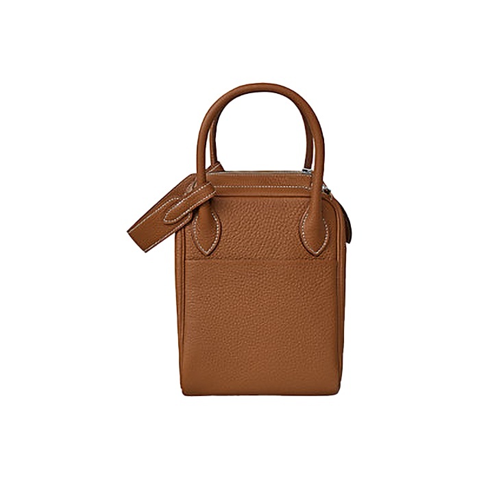 Hermès Lindy 30 Palladiumauflage Clemence Gold