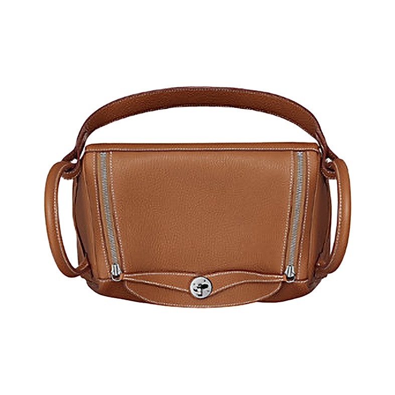 Hermès Lindy 30 Palladiumauflage Clemence Gold