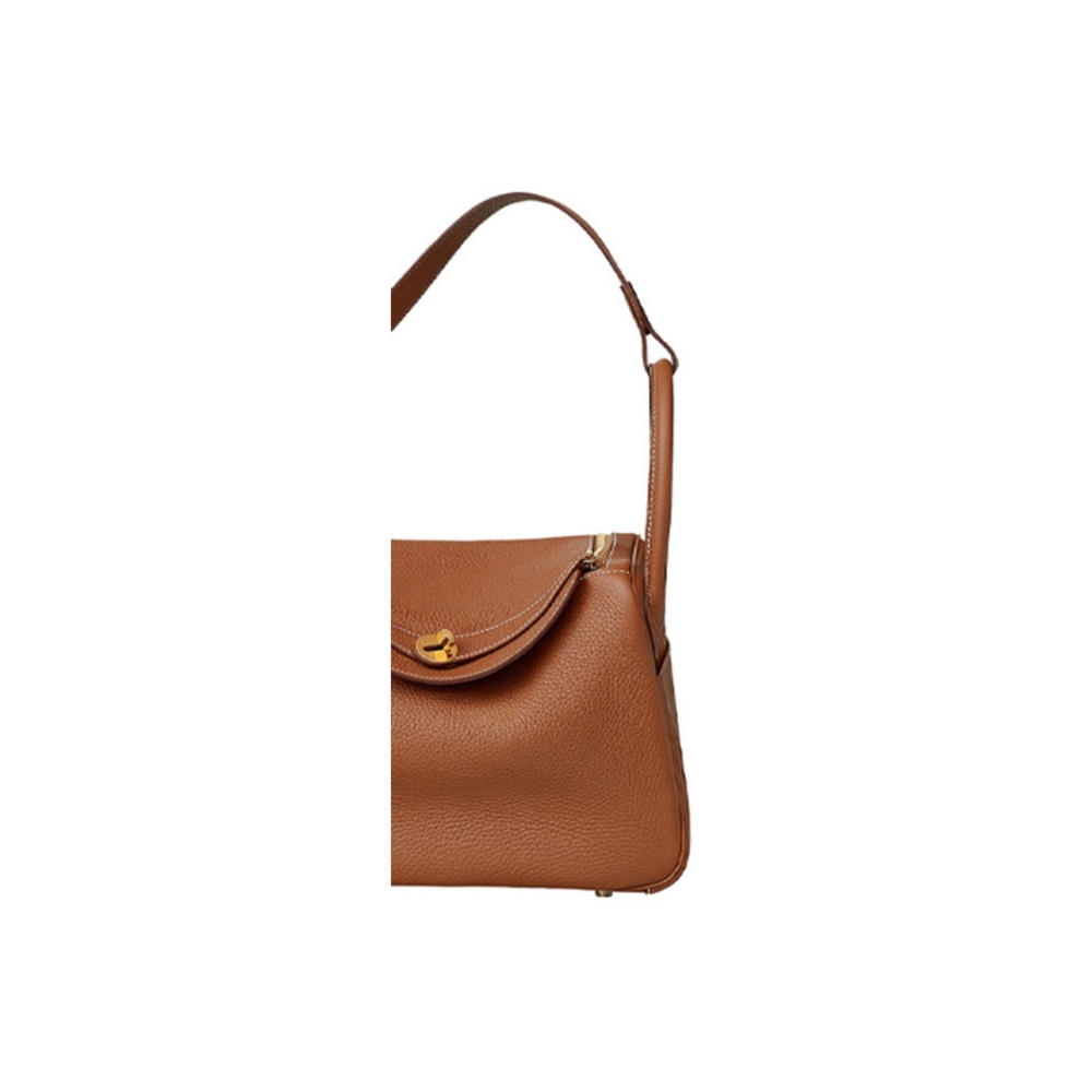 Hermès Lindy 30 Gelbgold Clemence Gold
