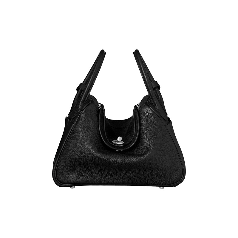 Hermès Lindy 30 Palladiumauflage Clemence Noir