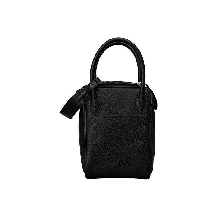 Hermès Lindy 30 Palladiumauflage Clemence Noir