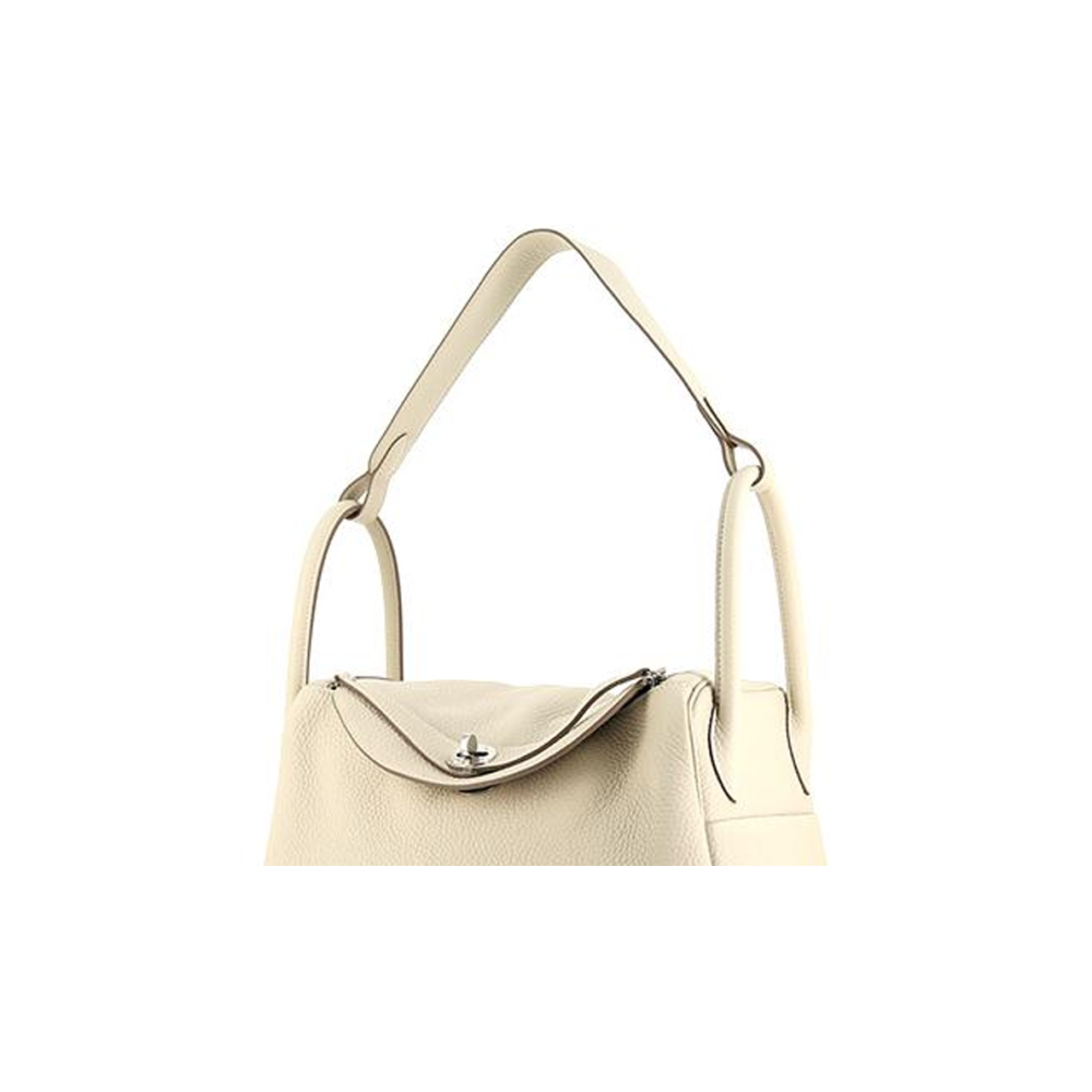 Hermès Lindy 30 Palladiumauflage Clemence Craie