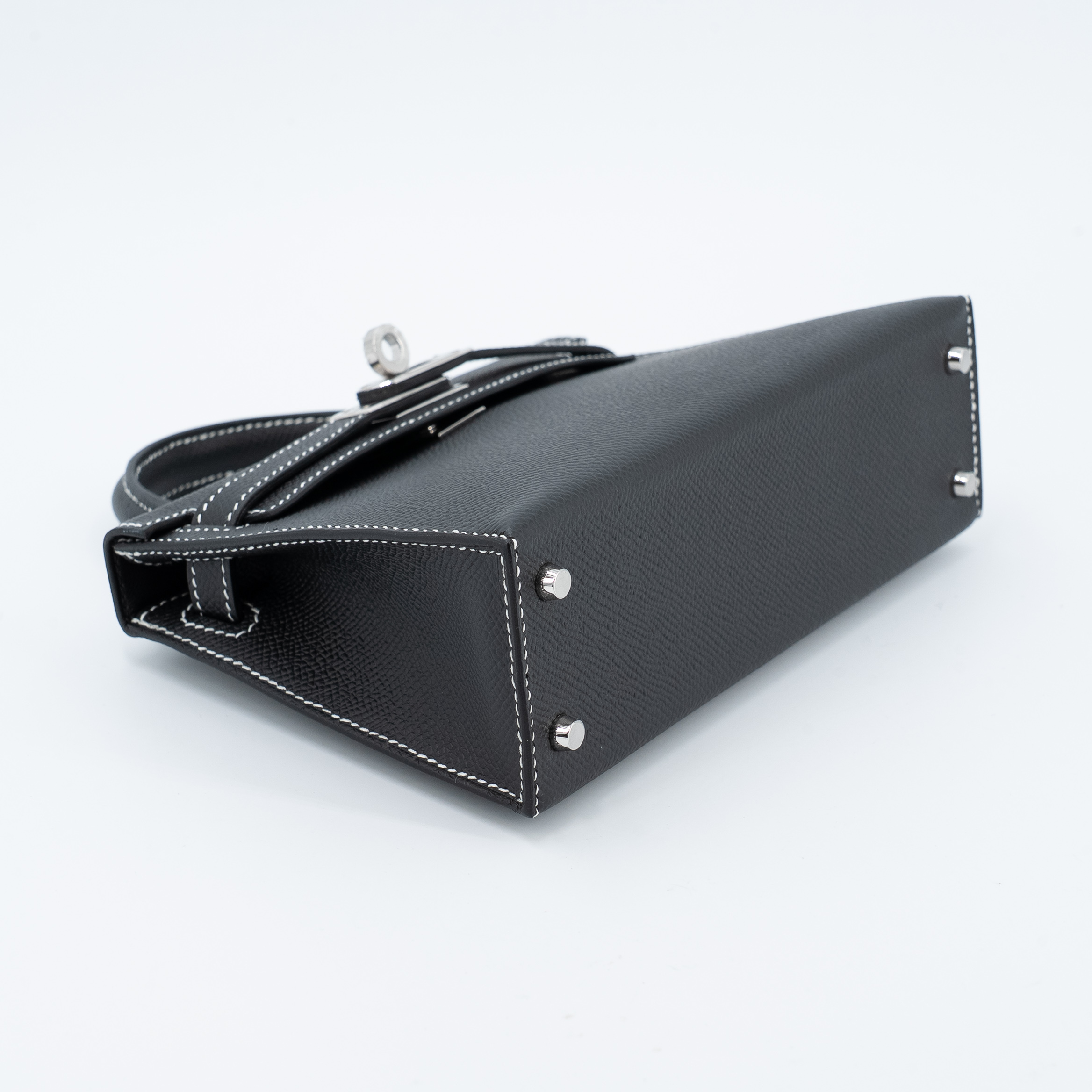 Hermès Mini Kelly II 20 Epsom Palladium Hardware