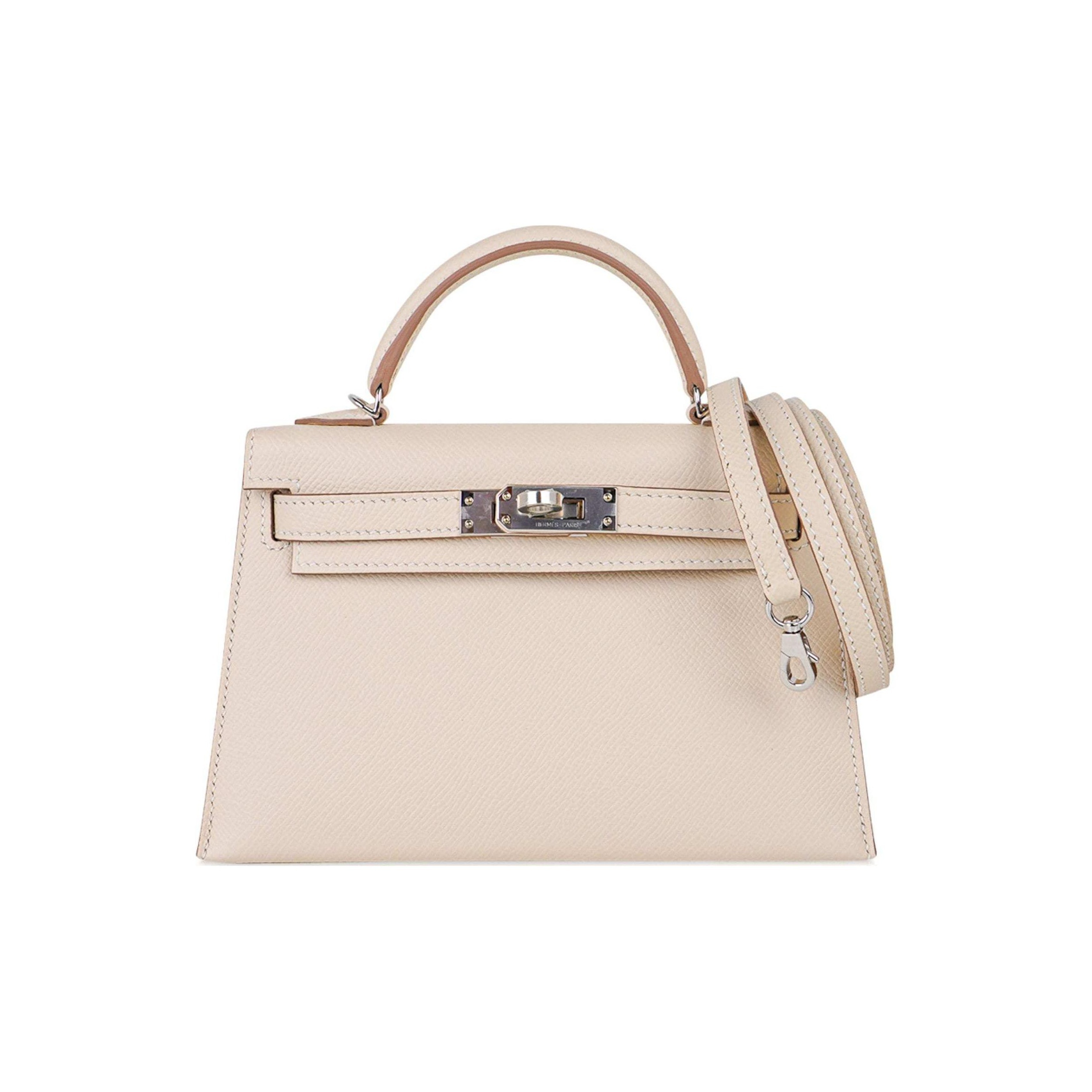 Hermès Mini Kelly II 20 Epsom Palladium Hardware