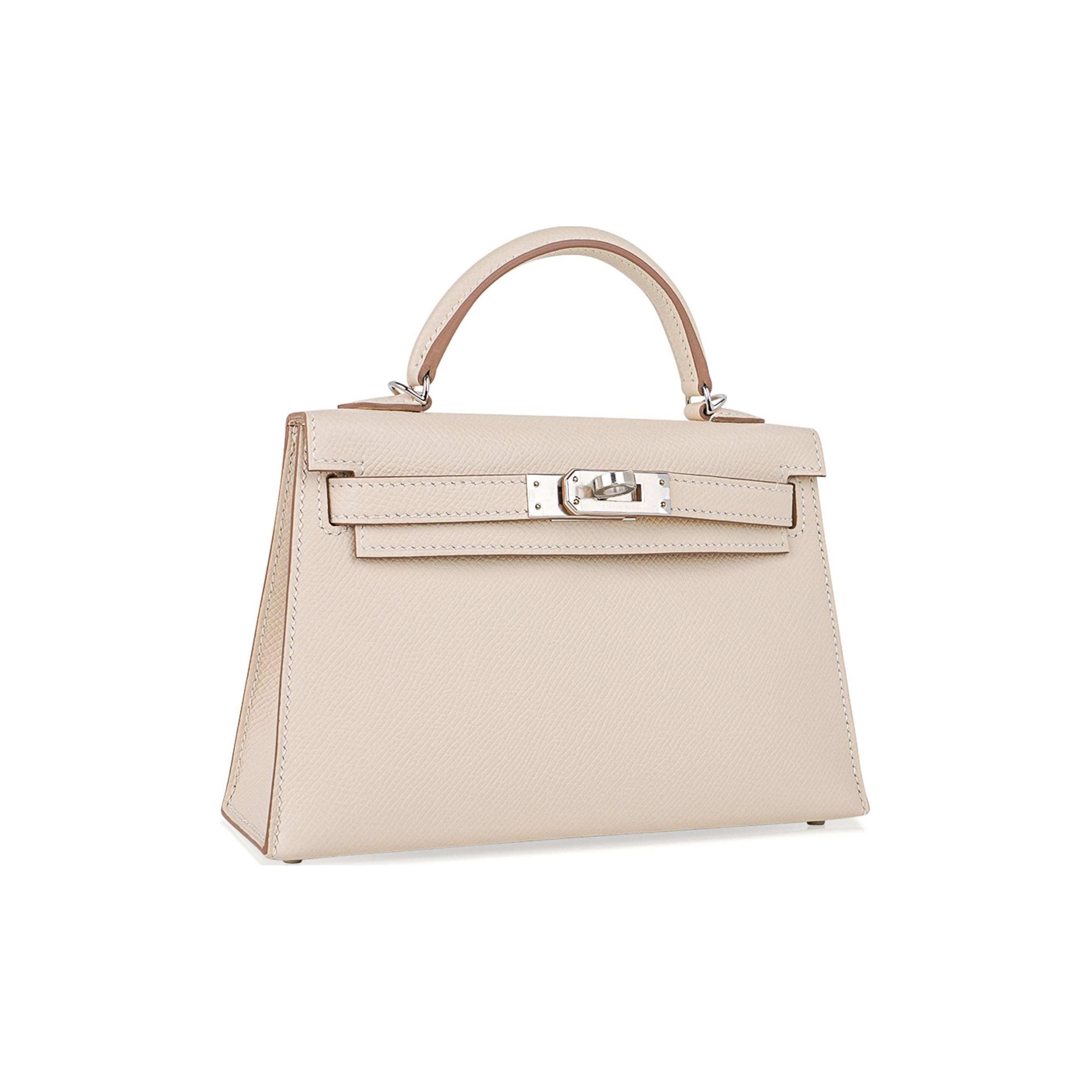Hermès Mini Kelly II 20 Epsom Palladium Hardware