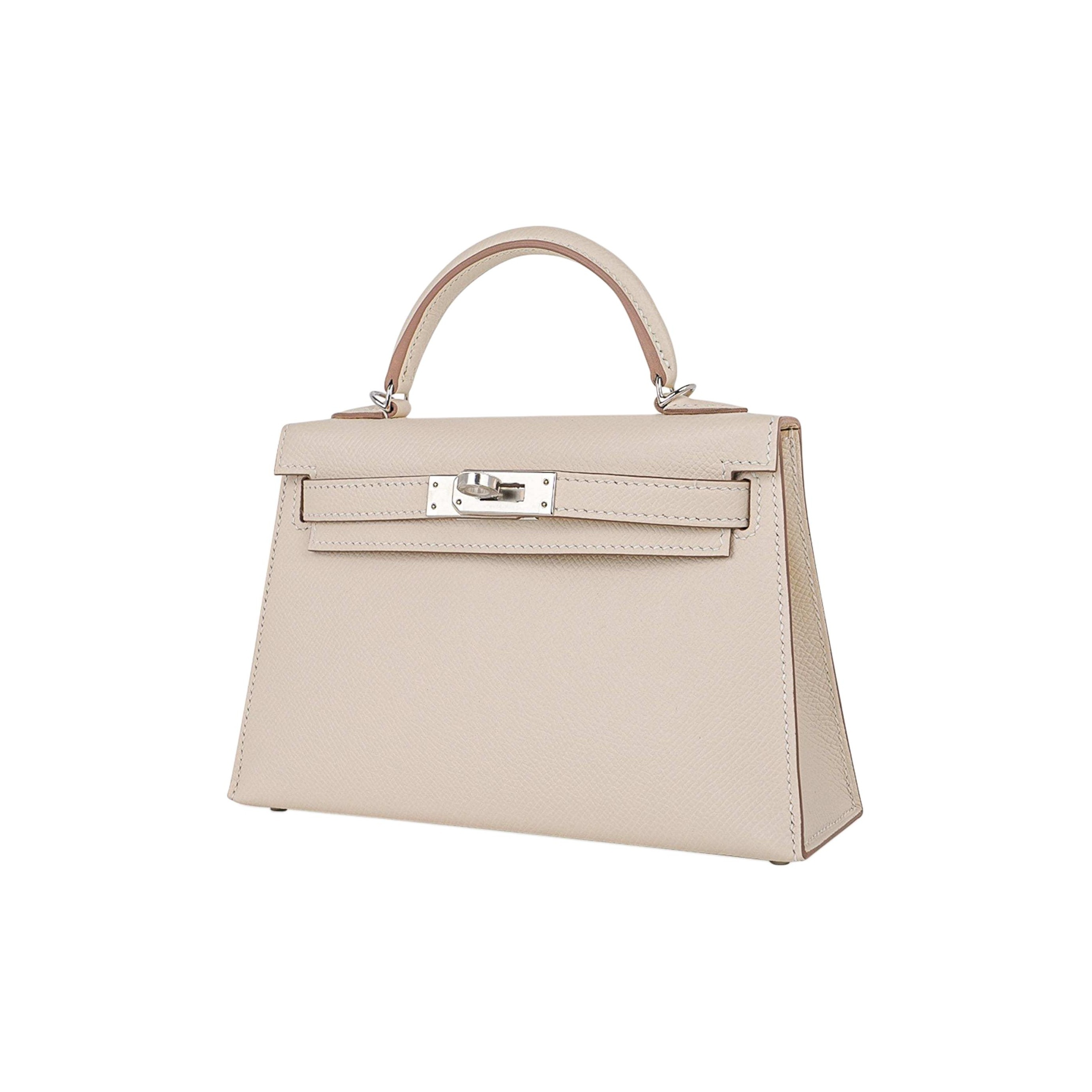 Hermès Mini Kelly II 20 Epsom Palladium Hardware