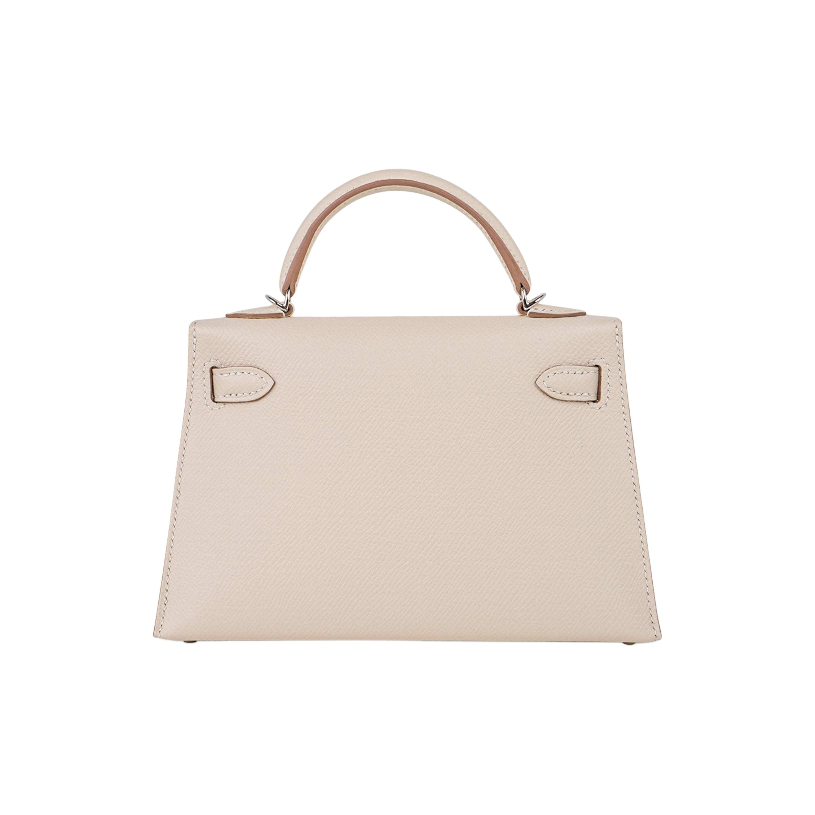Hermès Mini Kelly II 20 Epsom Palladium Hardware