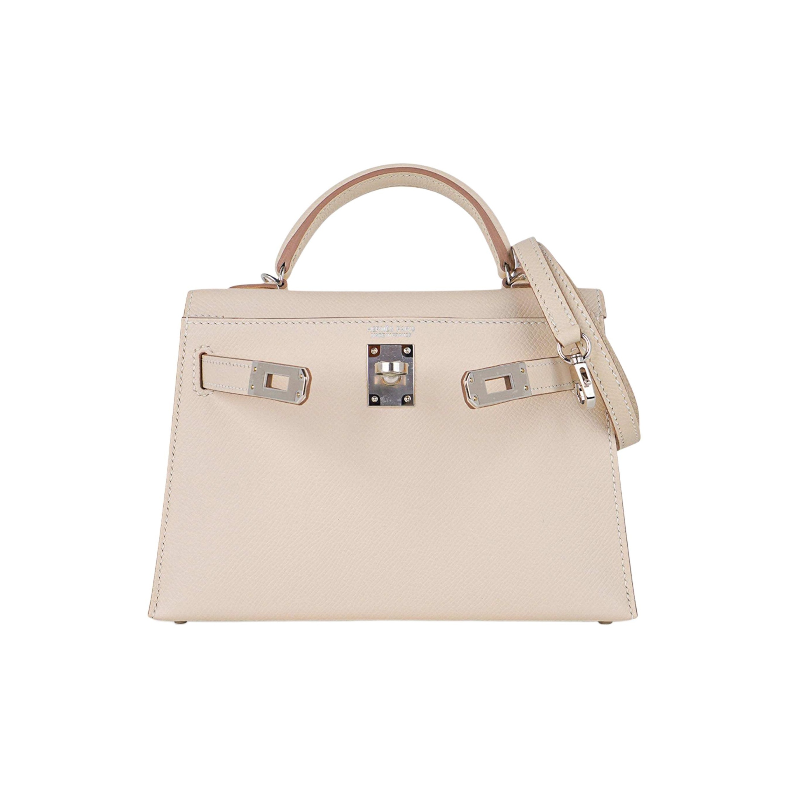 Hermès Mini Kelly II 20 Epsom Palladium Hardware