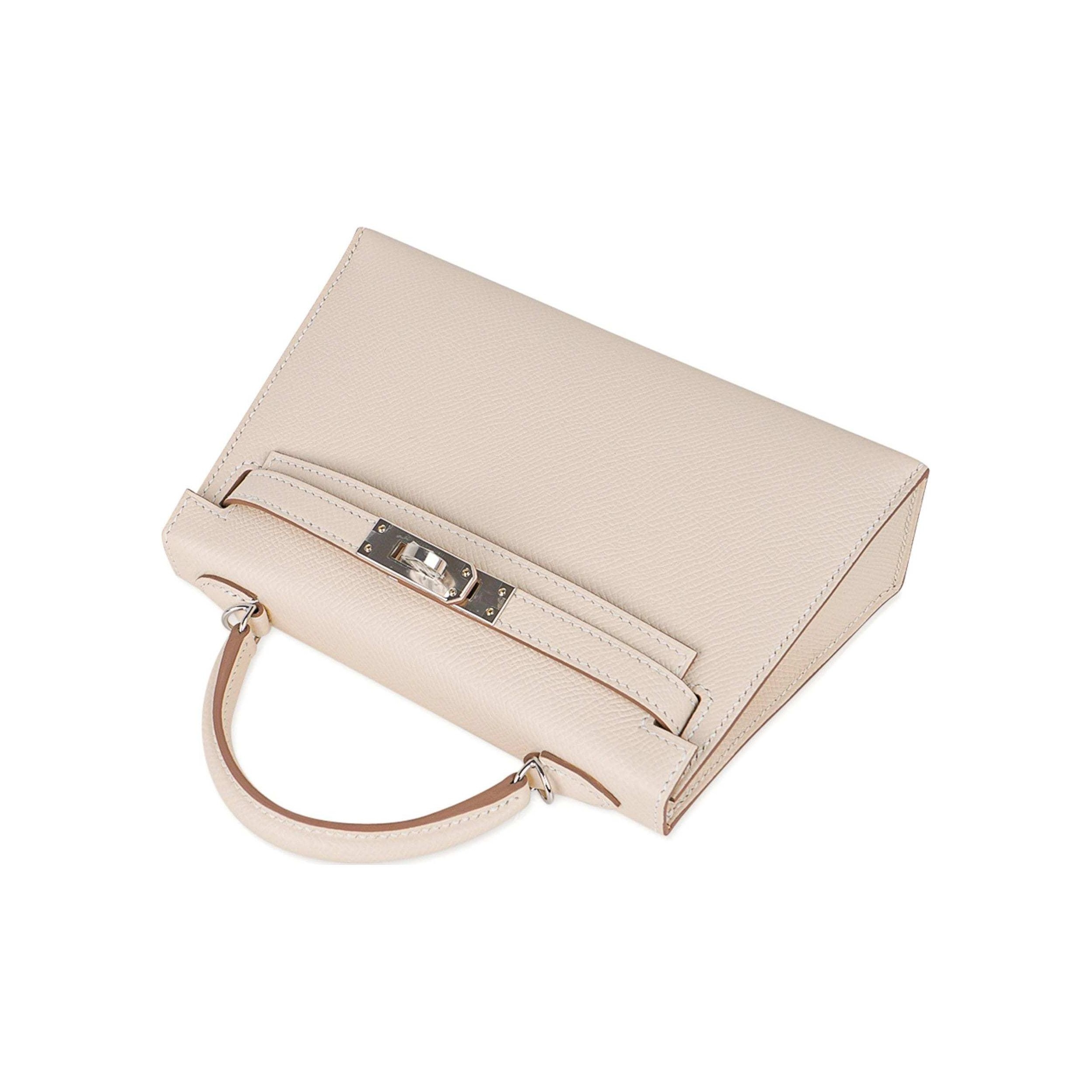 Hermès Mini Kelly II 20 Epsom Palladium Hardware