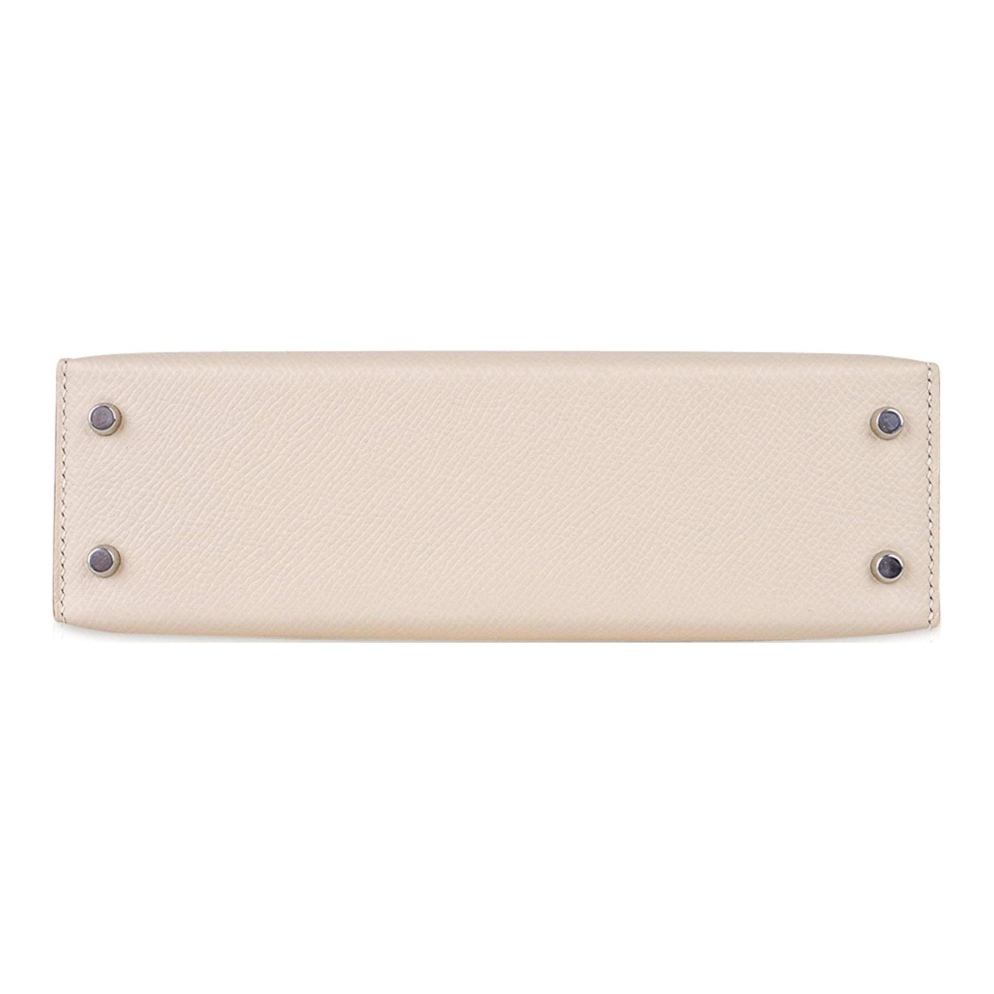Hermès Mini Kelly II 20 Epsom Palladium Hardware