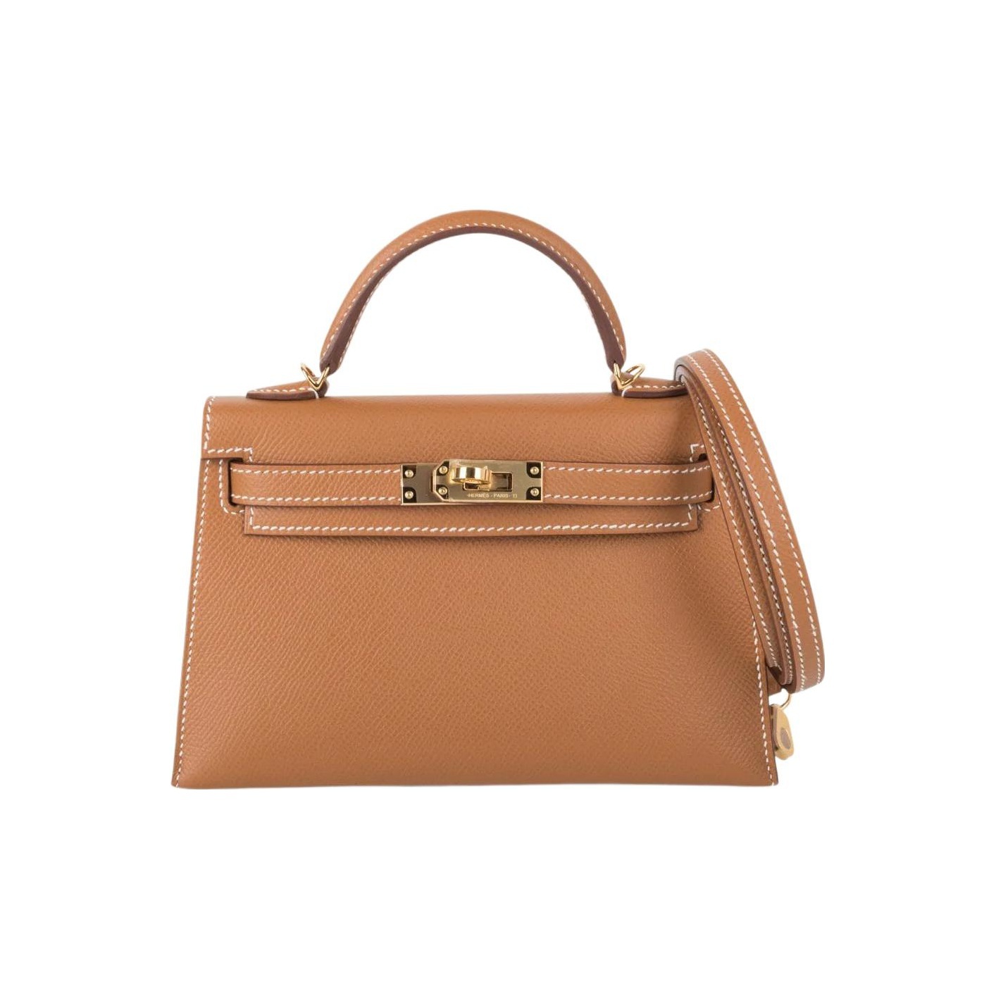 Hermès Mini Kelly II 20 Epsom Gold Hardware