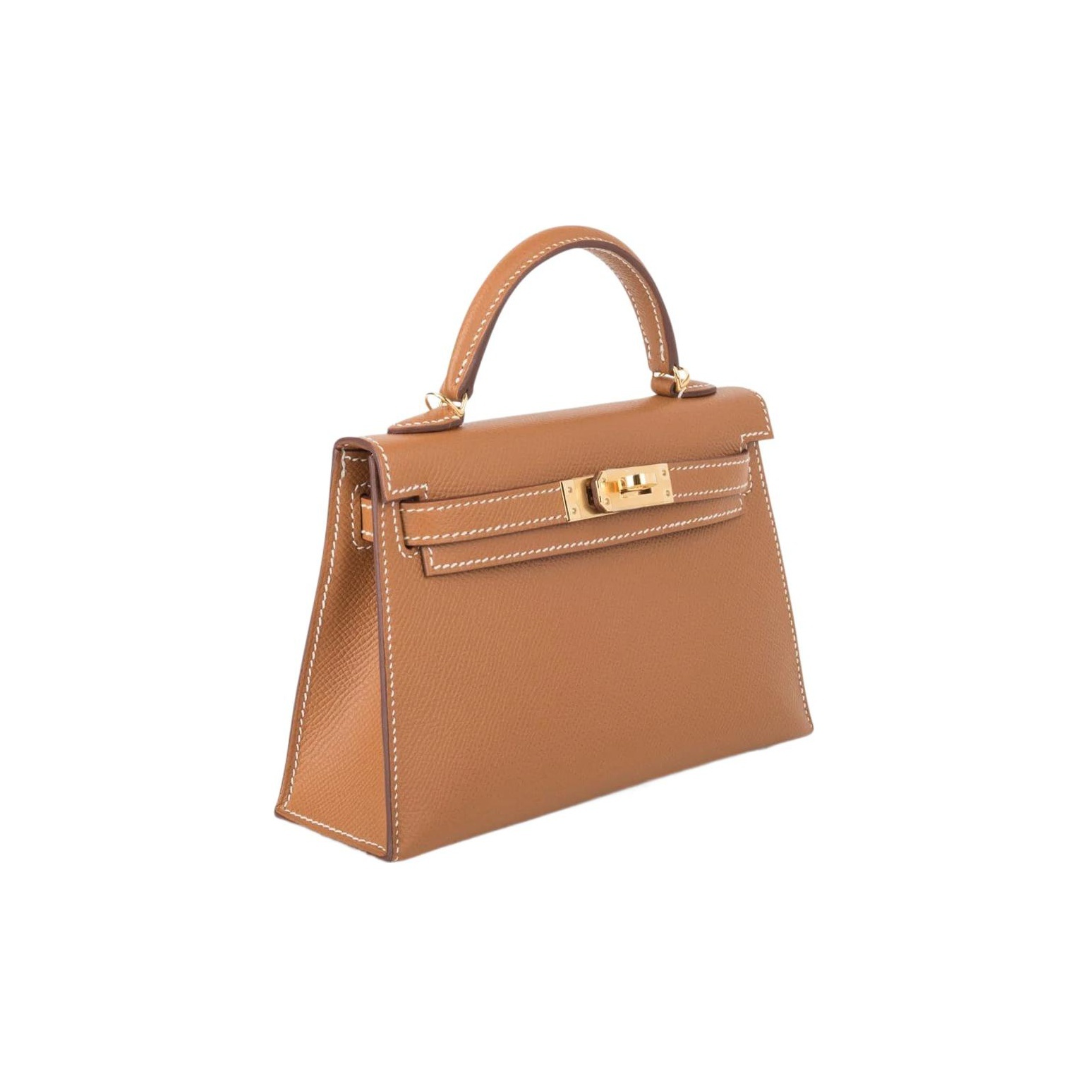 Hermès Mini Kelly II 20 Epsom Gold Hardware