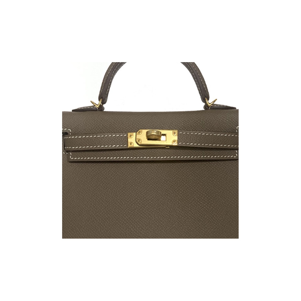 Hermès Mini Kelly II 20 Epsom Gold Hardware