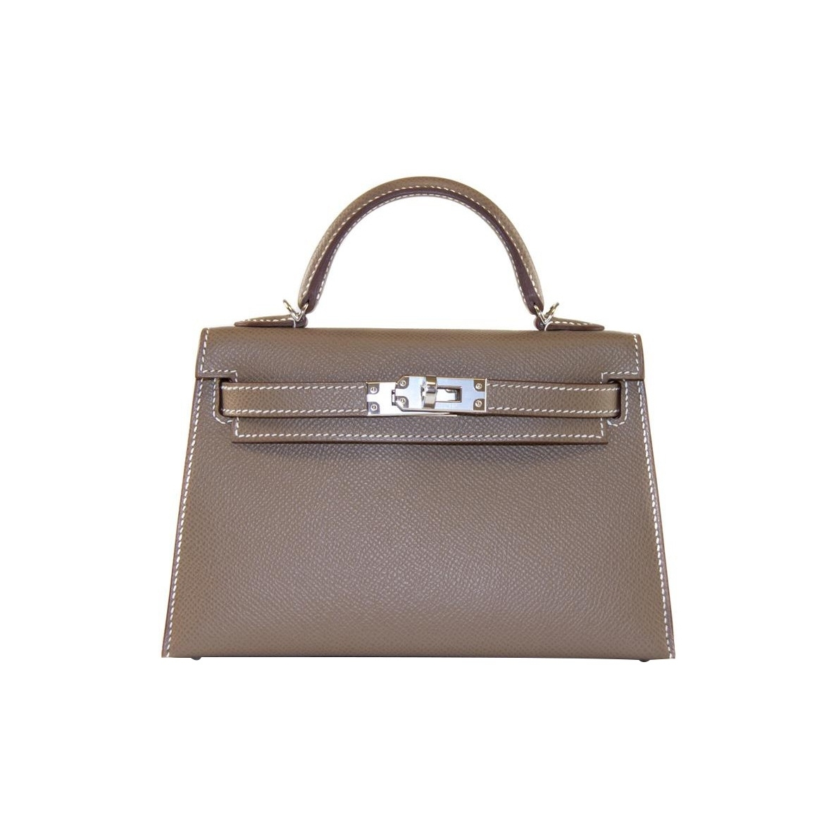 Hermès Mini Kelly II 20 Epsom Palladium Hardware