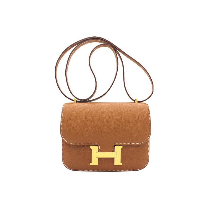 Hermès Constance 19 Gelbgold Epsom Gold