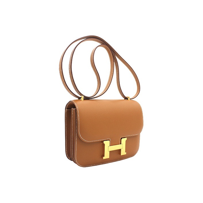 Hermès Constance 19 Gelbgold Epsom Gold