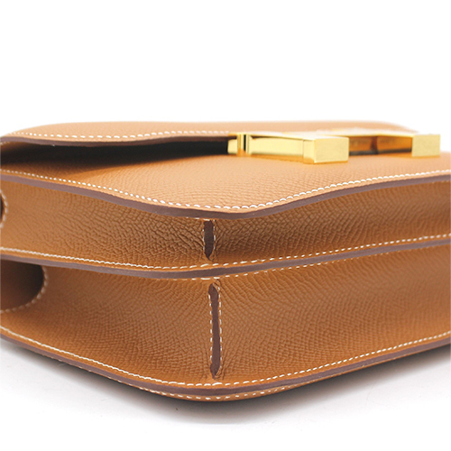 Hermès Constance 19 Gelbgold Epsom Gold