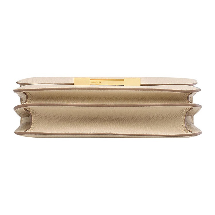 Hermès Constance 19 Gelbgold Epsom Craie