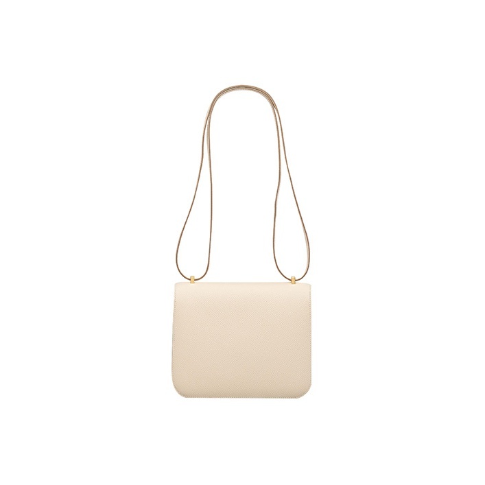 Hermès Constance 19 Gelbgold Epsom Craie