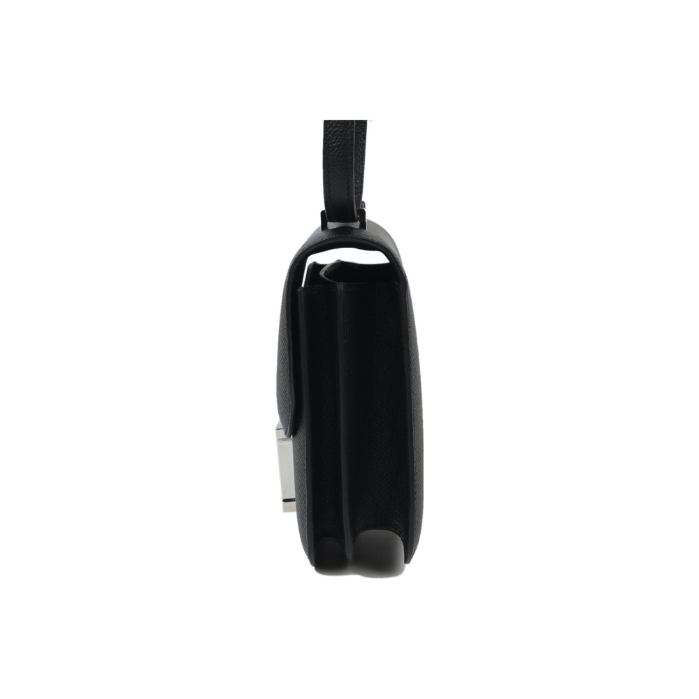 Hermès Constance 19 Palladiumauflag Epsom Noir