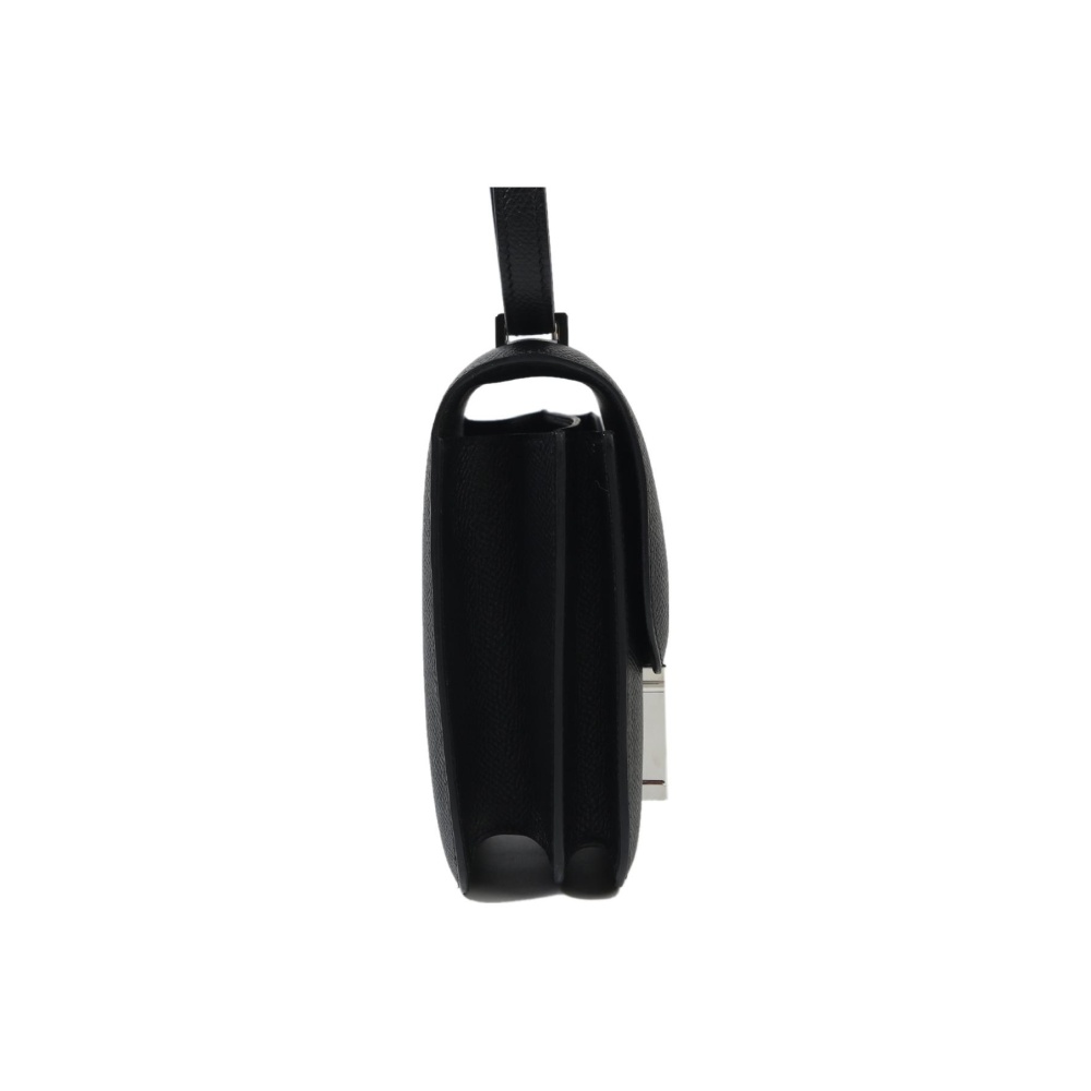 Hermès Constance 19 Palladiumauflag Epsom Noir