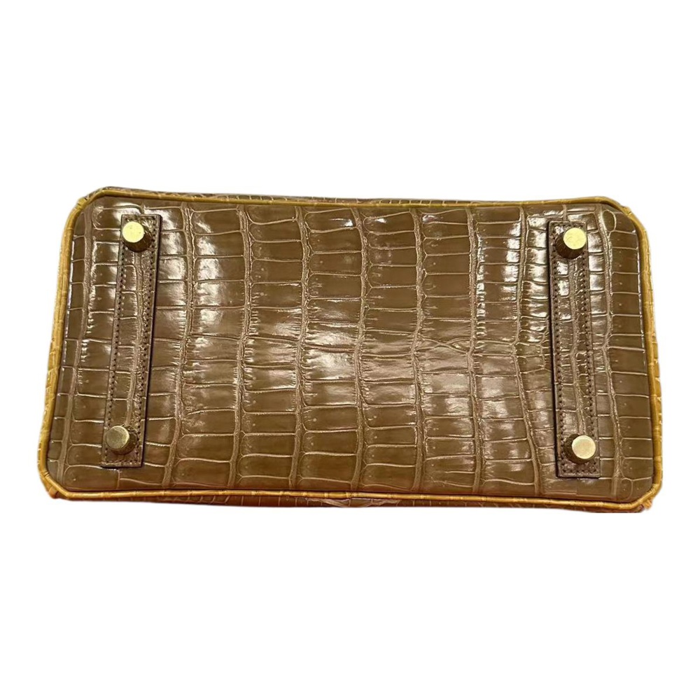 Hermès Birkin 25 Krokodil Gold Hardware