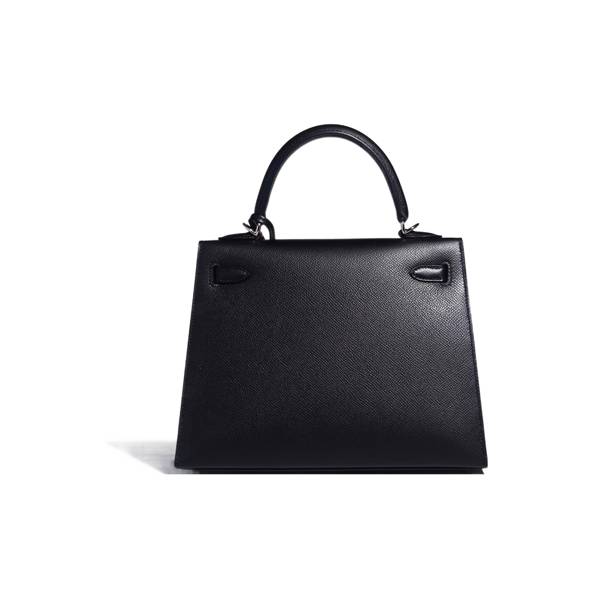 Hermès Kelly 25 Epsom Palladium Hardware