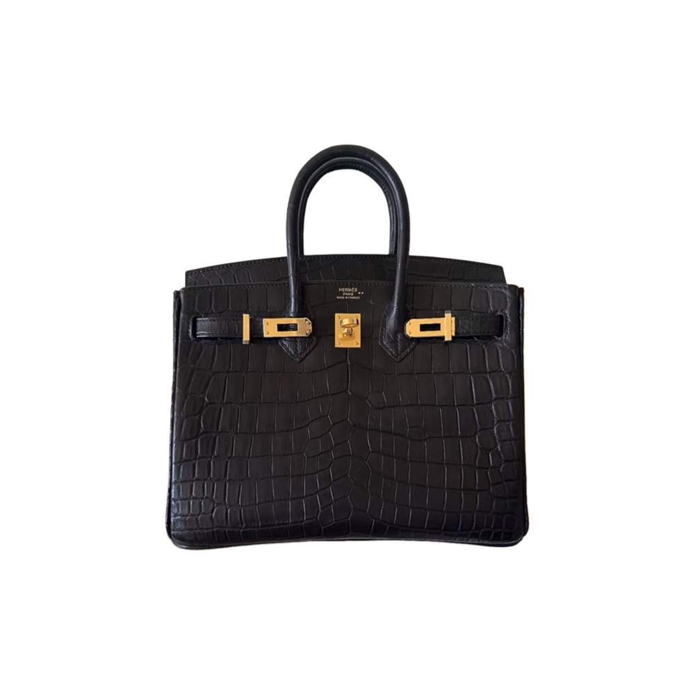 Hermès Birkin 25 Krokodil Gold Hardware