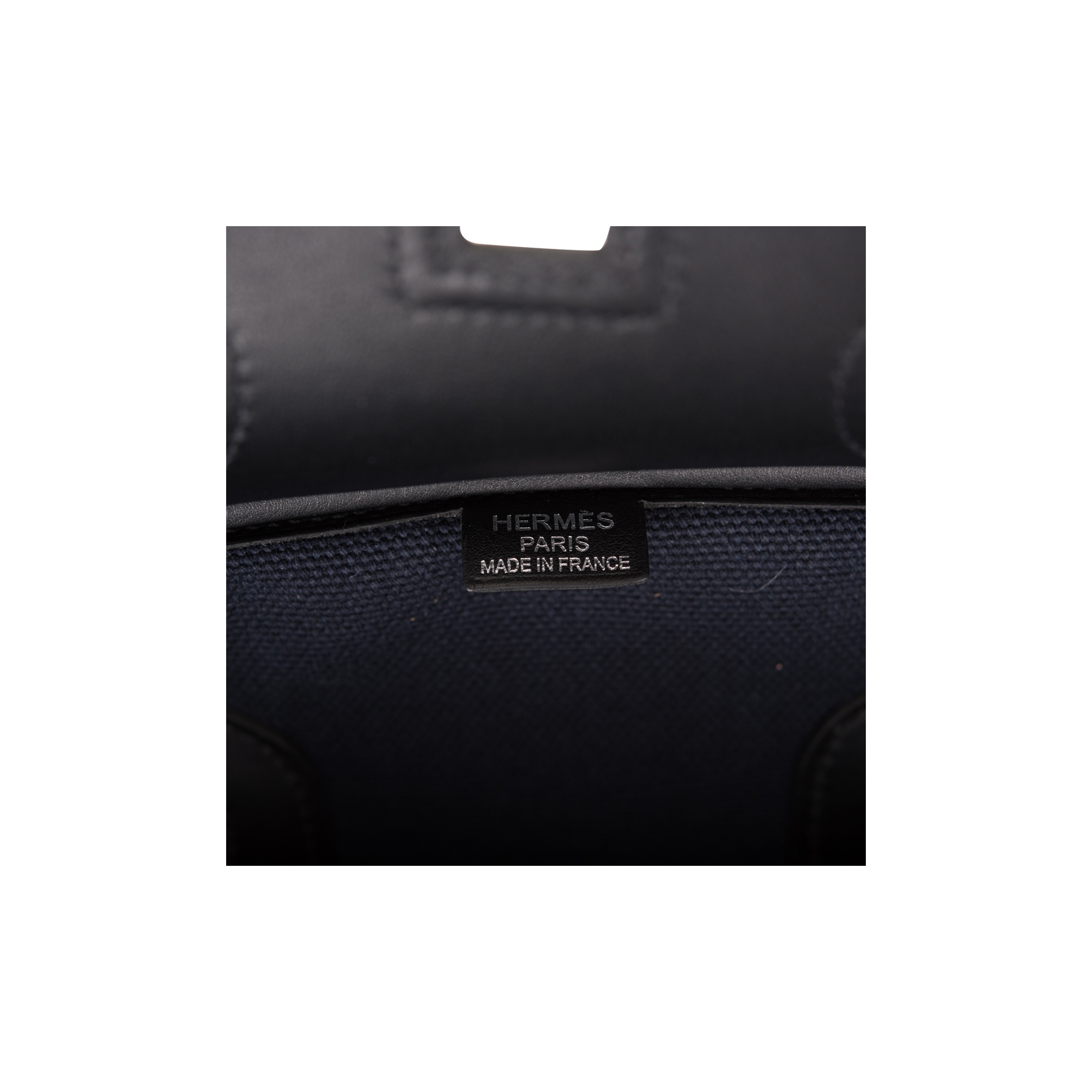 Hermès Birkin 35 Cargo Schwarz und Blau Marine Palladium Hardware