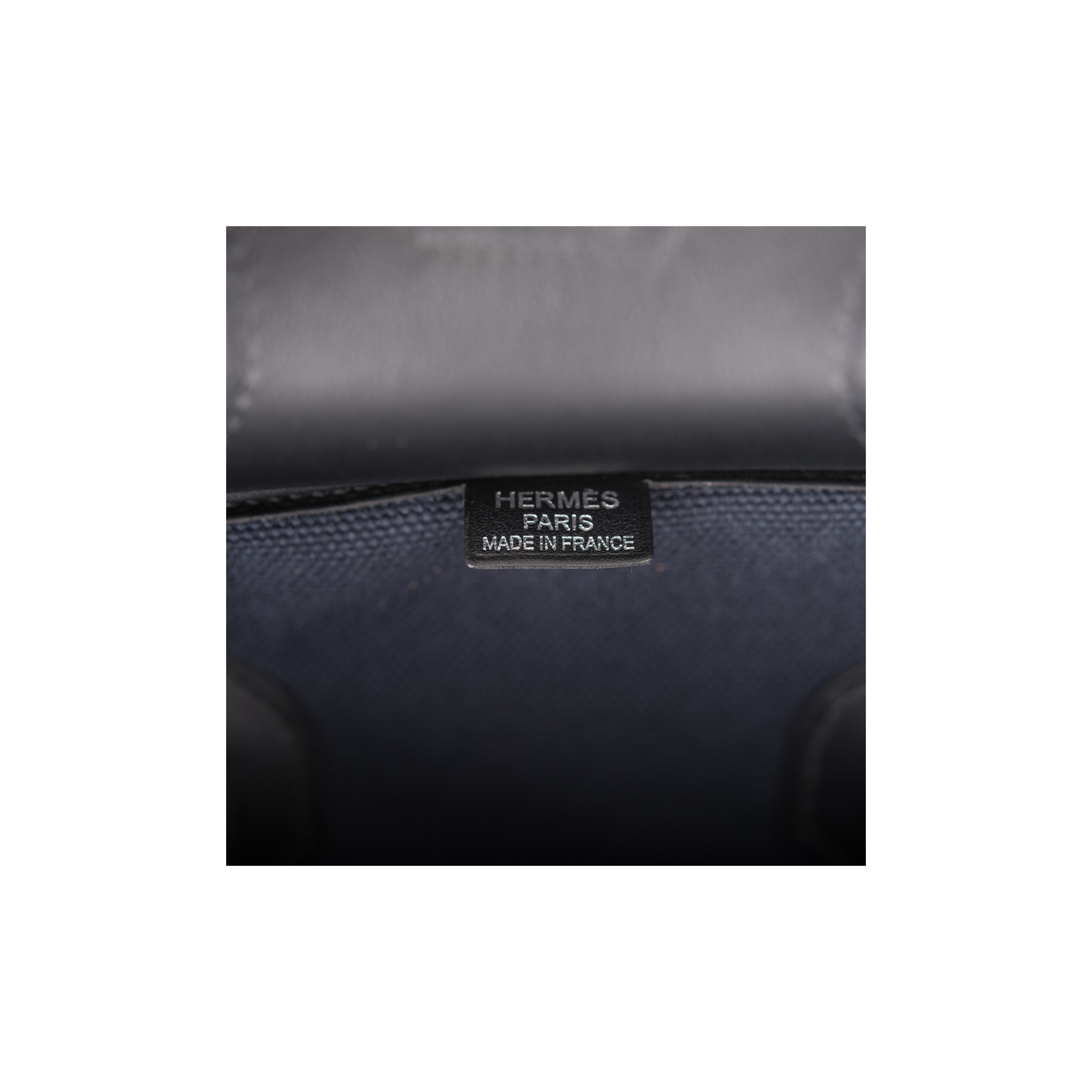 Hermès Birkin 35 Cargo Schwarz und Blau Marine Palladium Hardware