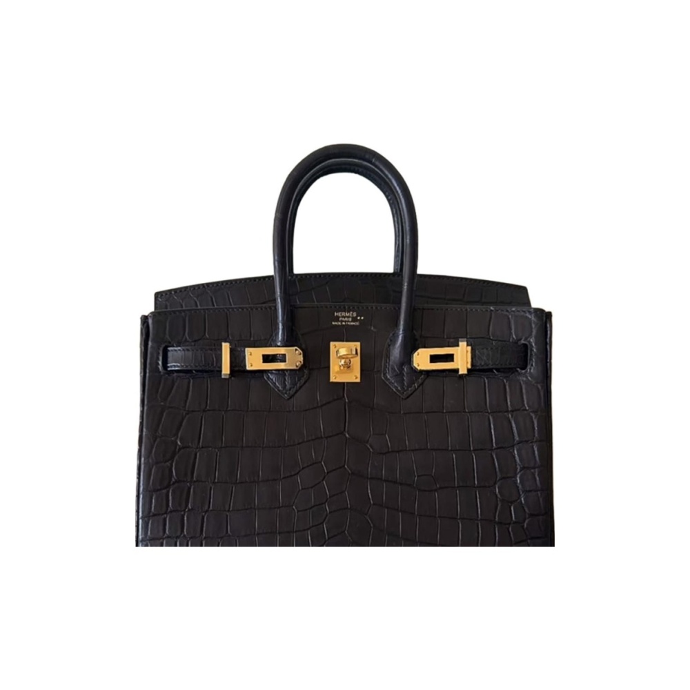 Hermès Birkin 25 Krokodil Gold Hardware