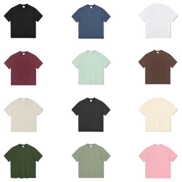 Custom 230g Unisex T-shirts in 12 Different Colors