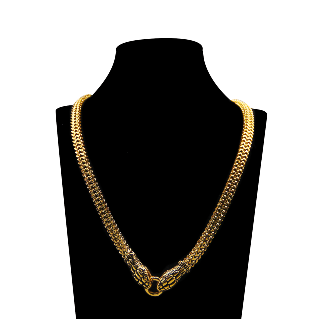 Stock Snake Head Necklace KN202158-KJX