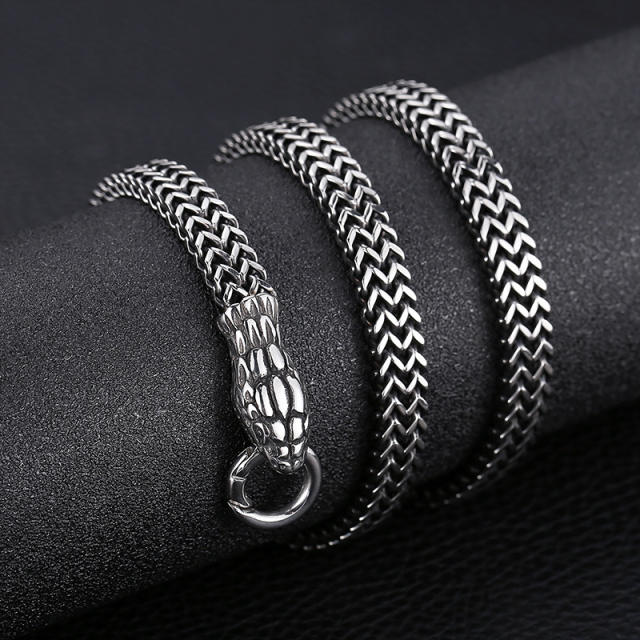 8MM Snake Head Necklace KN202158-KJX