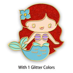 With 1 Glitter Color+$0.12/pc