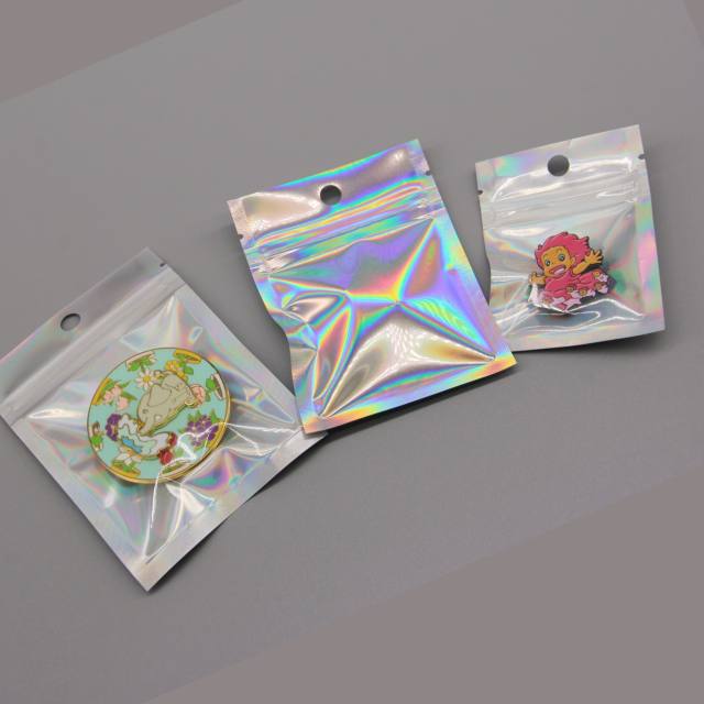Laser Zip-Lock Bag for Lapel Pin