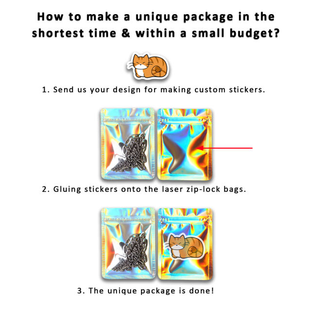 Laser Zip-Lock Bag for Lapel Pin