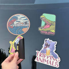 Custom Magnetic Stickers