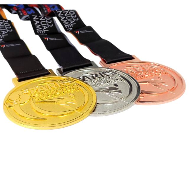 Custom Sandblast Medals (no color)