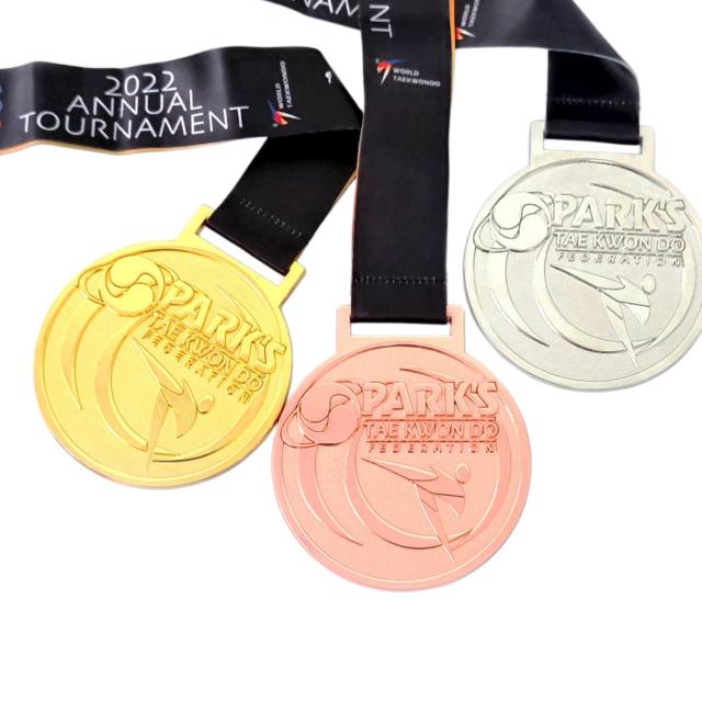Custom Sandblast Medals (no color)