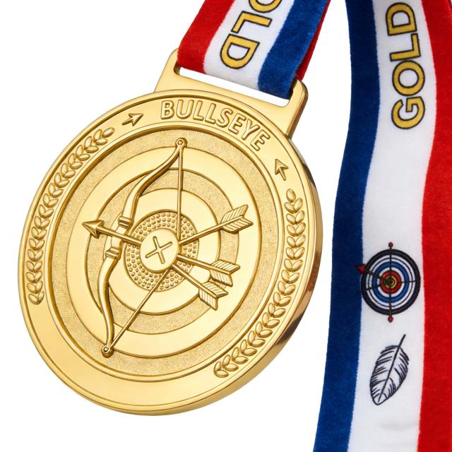 Custom Sandblast Medals (no color)