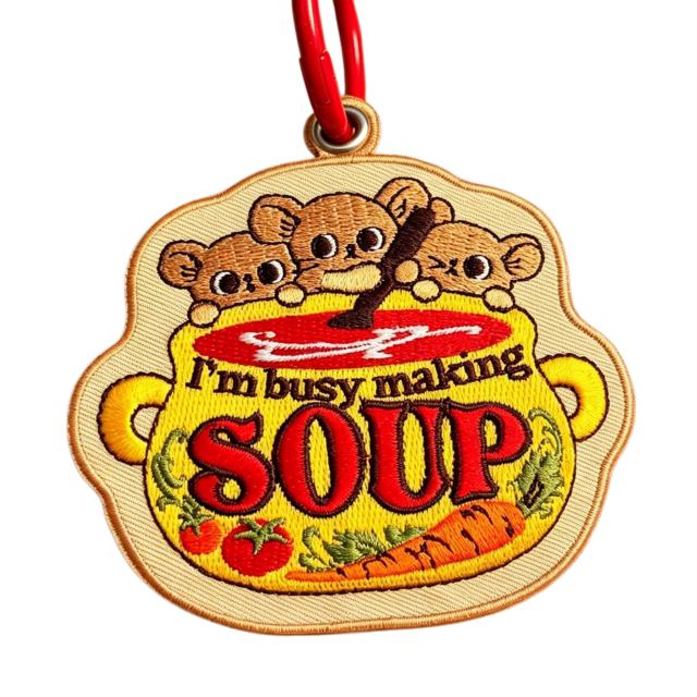Custom Embroidered Keychains