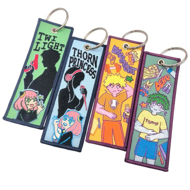 Custom Embroidered Keychains