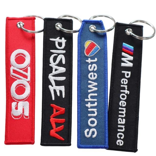 Custom Embroidered Keychains