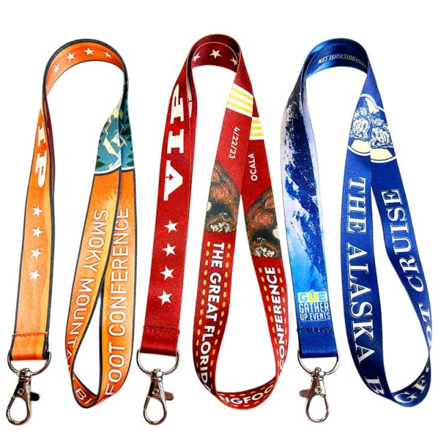Custom Dye Sublimation Lanyards (ID Cards Optional)